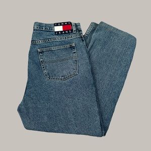 Vintage 90s Tommy Hilfiger Medium Wash Jeans Men's 38X30